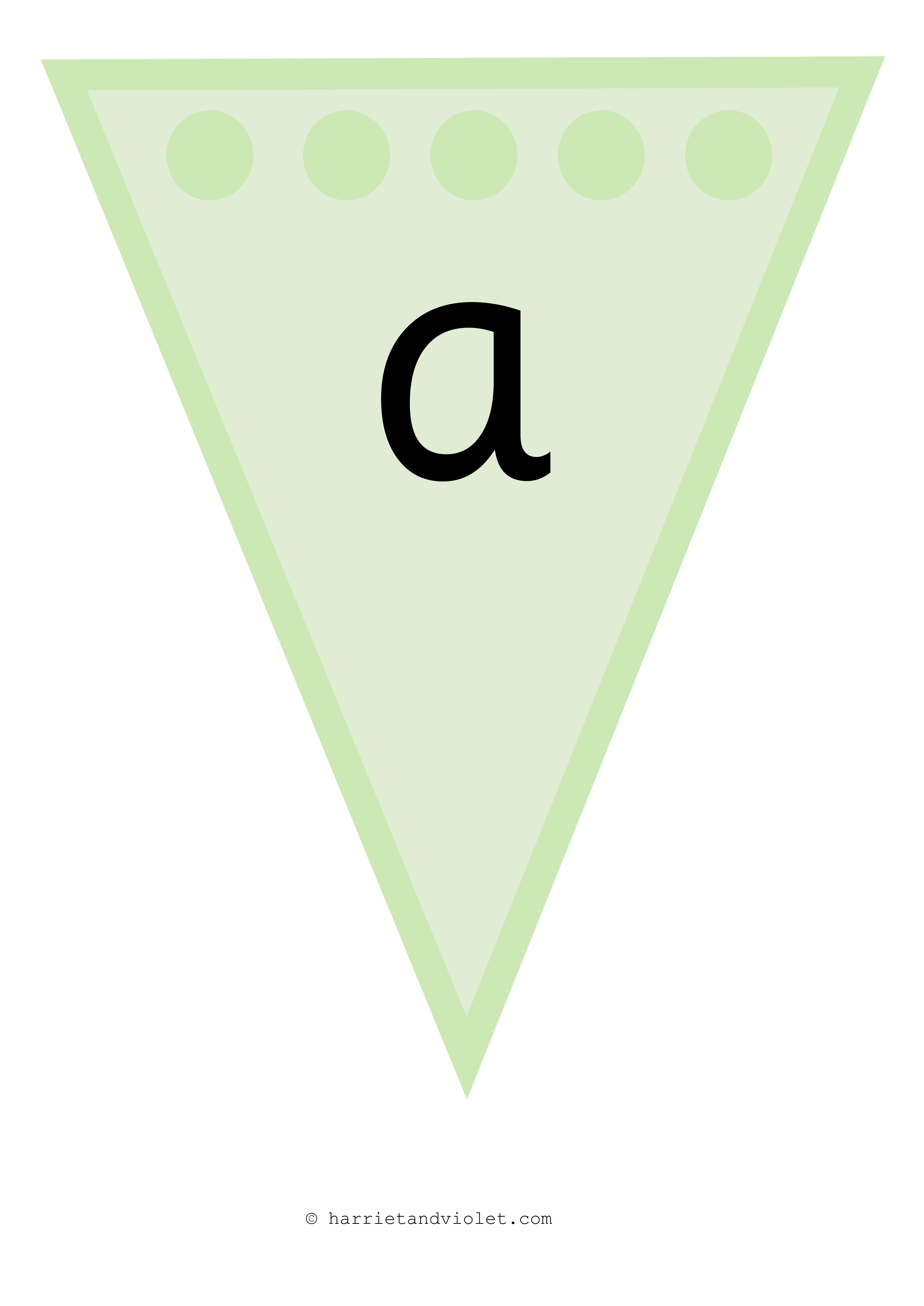 Instant Display Lettering Alphabet Flags Bunting Lower Case - Printable ...